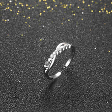 aliexpress 925 Sterling Silver wedding ring Cross-opening anillos bear horloge29 ELY