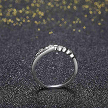 aliexpress 925 Sterling Silver wedding ring Cross-opening anillos bear horloge29 ELY