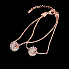 aliexpress 18K Gold Plating bracelets & bangles Two simulated pearl ball pulseira masculina men jewelry ELY