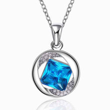 aliexpress 18K Gold Plating pendant circle sapphire jewelry tenis masculino horloge ELY