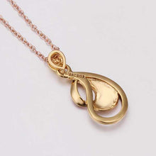 aliexpress 18K Gold Plated pendants love beads vintage necklace collier plastron 59 ELY