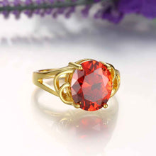 aliexpress 18k gold plated ring Oval package gem anillos Factory178 ELY