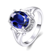 aliexpress 18k gold plated ring Oval package gem anillos Factory178 ELY