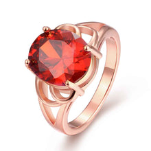 aliexpress 18k gold plated ring Oval package gem anillos Factory178 ELY