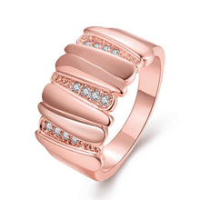 aliexpress 18k gold plated ring pierced round anel de ouro Factory313 ELY