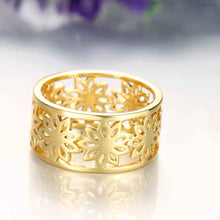 aliexpress acessorios para mulher ring Hollow flowers rose golden silver 3 color prices in euros jewelry SKGR315 ELY