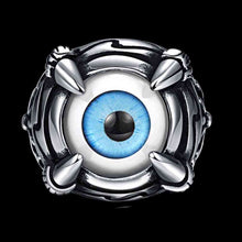 aliexpress punk style stainless steel rings Four claws eye anillos Hand Madeball MAYAR235 ELY