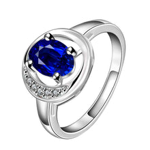 aliexpress silver Engagement rings Oval stone hollow package ring men collier plastron femme338 ELY