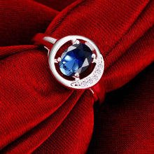 aliexpress silver Engagement rings Oval stone hollow package ring men collier plastron femme338 ELY