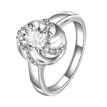 aliexpress silver Engagement rings Oval stone hollow package ring men collier plastron femme338 ELY