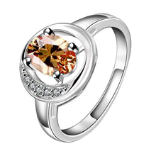 aliexpress silver Engagement rings Oval stone hollow package ring men collier plastron femme338 ELY