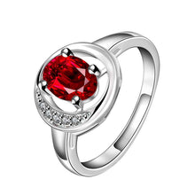 aliexpress silver Engagement rings Oval stone hollow package ring men collier plastron femme338 ELY