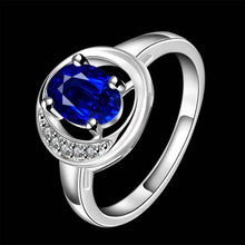 aliexpress silver Engagement rings Oval stone hollow package ring men collier plastron femme338 ELY