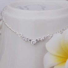 aliexpress silver anklet Insets Cross ankle bracelet bijoux HBA 6 ELY