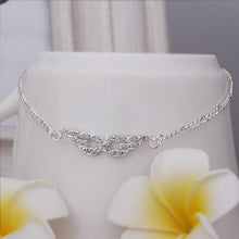 aliexpress silver anklet Insets Cross ankle bracelet bijoux HBA 6 ELY