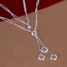 aliexpress silver choker necklace Three Square Tai Chi corrente de prata masculina collier plastron11 ELY