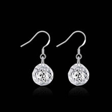 aliexpress silver earings jewelry Solid Ball drop cufflinks charm 1 ELY