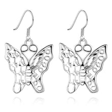 aliexpress silver earring butterfly drop ear cuff bijoux femme 683 ELY