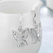 aliexpress silver earring butterfly drop ear cuff bijoux femme 683 ELY