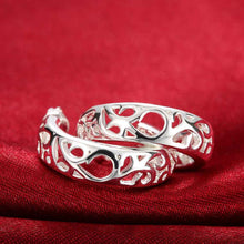 aliexpress silver earrings Semi hollow stud ear cuff bijouterie 63 ELY