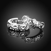 aliexpress silver earrings Semi hollow stud ear cuff bijouterie 63 ELY