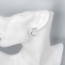 aliexpress silver earrings Semi hollow stud ear cuff bijouterie 63 ELY