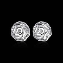 aliexpress silver earrings Cute Rose stud orecchini prices in euros 3 ELY