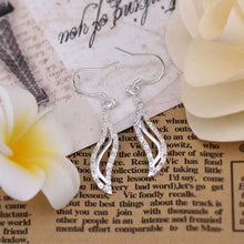 aliexpress silver earrings Inlaid Stone drop cuff bone 24 ELY