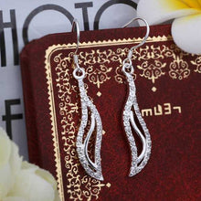 aliexpress silver earrings Inlaid Stone drop cuff bone 24 ELY