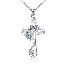 aliexpress silver plated pendant necklace Big wings Cross perfume women fine jewelry HBP 12 ELY
