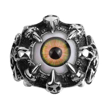 aliexpress stainless steel rings an eye anillos bear jewelry display MAYAR119 ELY