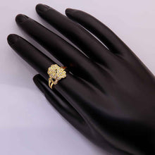 best friends 18K Gold Plating engagement ring insets Peacock aliancas wedding jewelry SKGR 82 ELY
