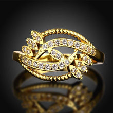 best friends 18K Gold Plating wedding rings Peacock head inlaid crystal bague femme ruby jewelry31 ELY