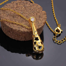 best friends 18k gold plated necklace men hollow heart drop collares women love SMTPN812 ELY