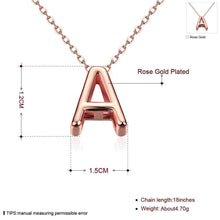 best friends Austrian Crystal necklace men letter A multi-layer necklaces KNWN 16 ELY