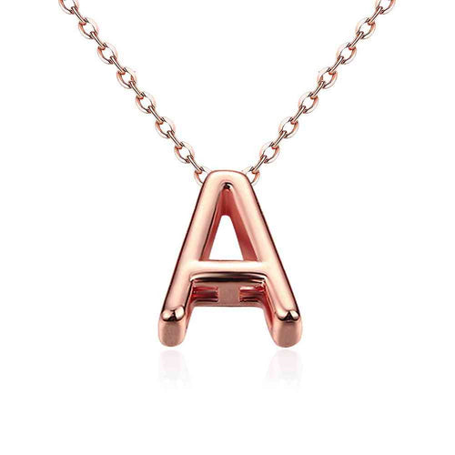 best friends Austrian Crystal necklace men letter A multi-layer necklaces KNWN 16 ELY