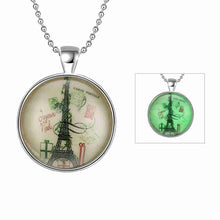 best friends Glow in the Dark necklaces & pendants Iron tower collier plastron wedding jewelry315 ELY