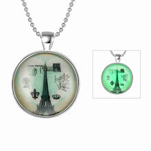 best friends Glow in the Dark necklaces & pendants Iron tower collier plastron wedding jewelry315 ELY
