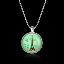 best friends Glow in the Dark necklaces & pendants Iron tower collier plastron wedding jewelry315 ELY