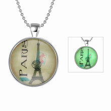 best friends Glow in the Dark necklaces & pendants Iron tower collier plastron wedding jewelry315 ELY
