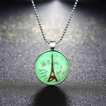 best friends Glow in the Dark necklaces & pendants Iron tower collier plastron wedding jewelry315 ELY