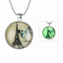best friends Glow in the Dark necklaces & pendants Iron tower collier plastron wedding jewelry315 ELY