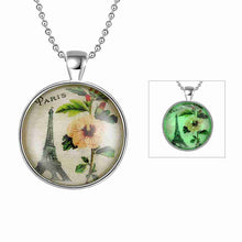 best friends Glow in the Dark necklaces & pendants Iron tower collier plastron wedding jewelry315 ELY