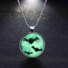 best friends Nightlight jewelry pendants Bat collier plastron bijouterie321 ELY