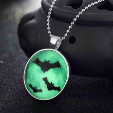 best friends Nightlight jewelry pendants Bat collier plastron bijouterie321 ELY