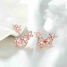 best friends Platinum Plated Clear Zircon earings wing star drop cuff jewelry display 336 ELY