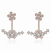 best friends Platinum Plated Clear Zircon earings wing star drop cuff jewelry display 336 ELY