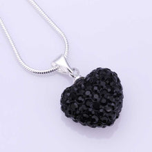 best friends Shamballa necklace women black heart choker bijoux women ELY