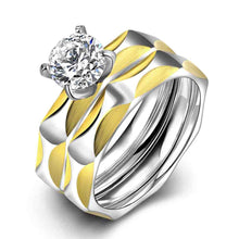 best friends Titanium Steel ring Parallel little rose ring men wedding decoration136 ELY