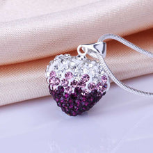 best friends african beads necklace white blue heart gros collier femme love 32 ELY